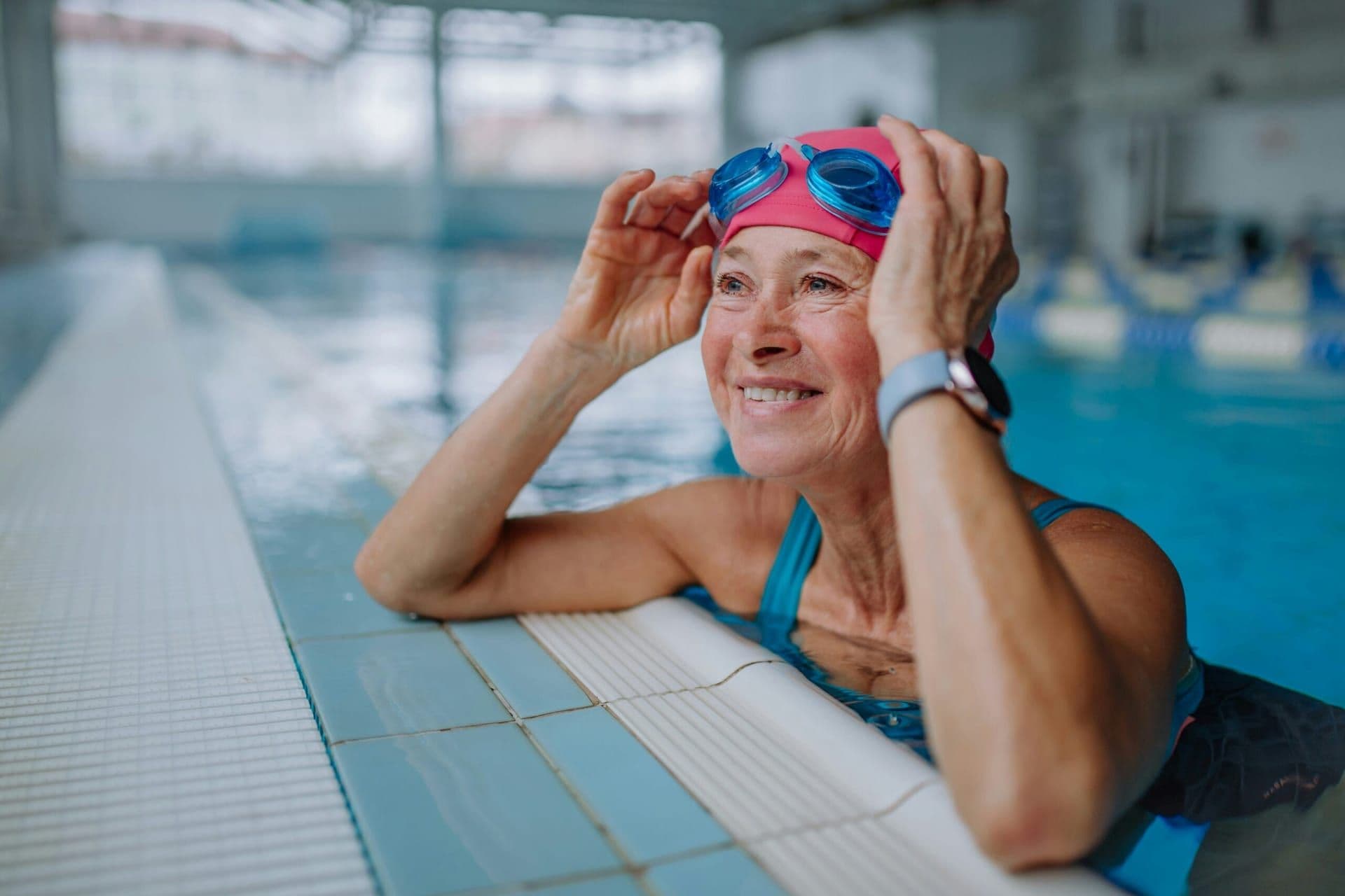 Woman Repeats Historic Swim at Refurbished Pool After 60 Years