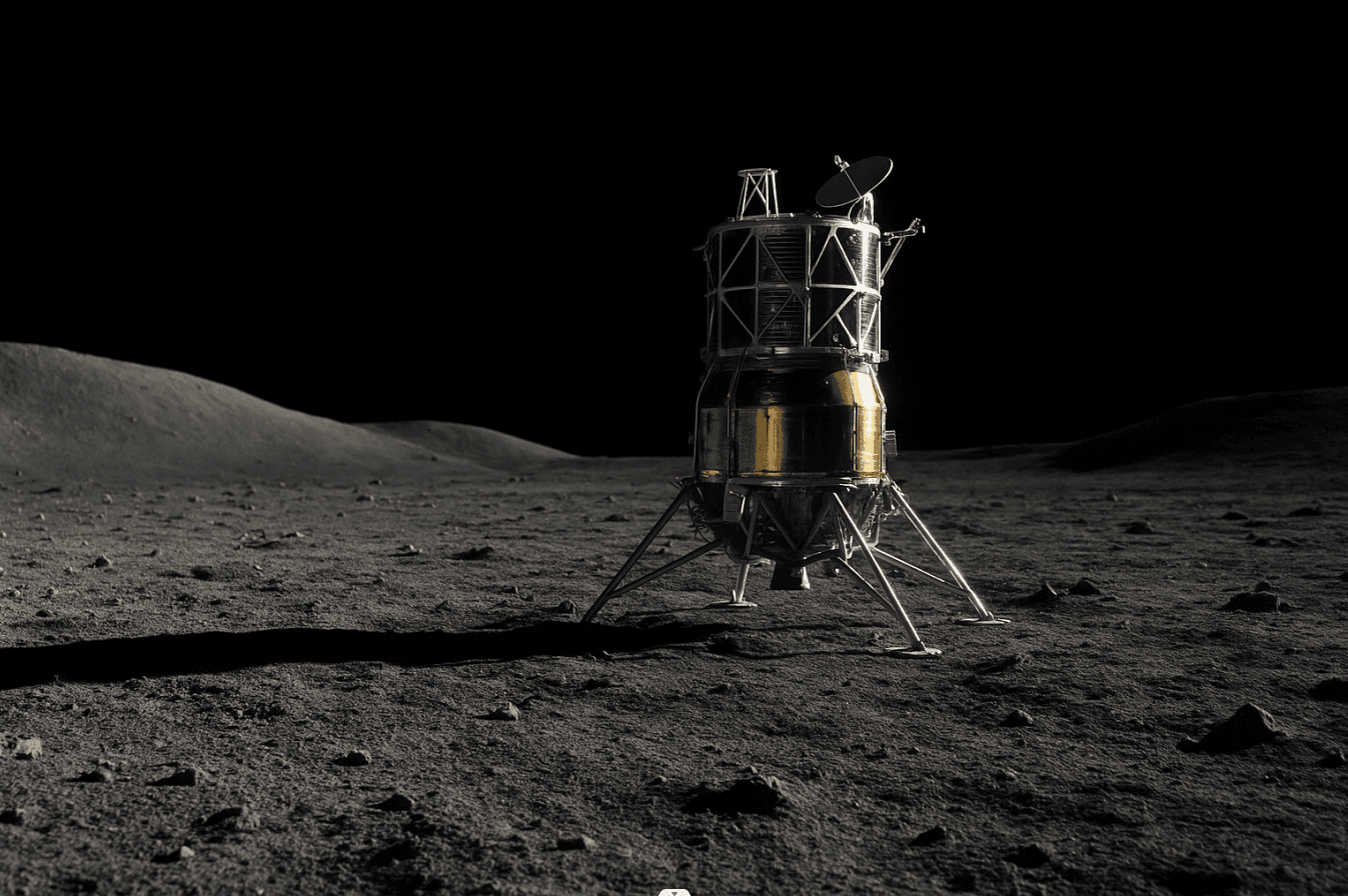 Historic Milestone in Lunar Exploration: Intuitive Machines’ Nova-C Lander Touches Down on the Moon