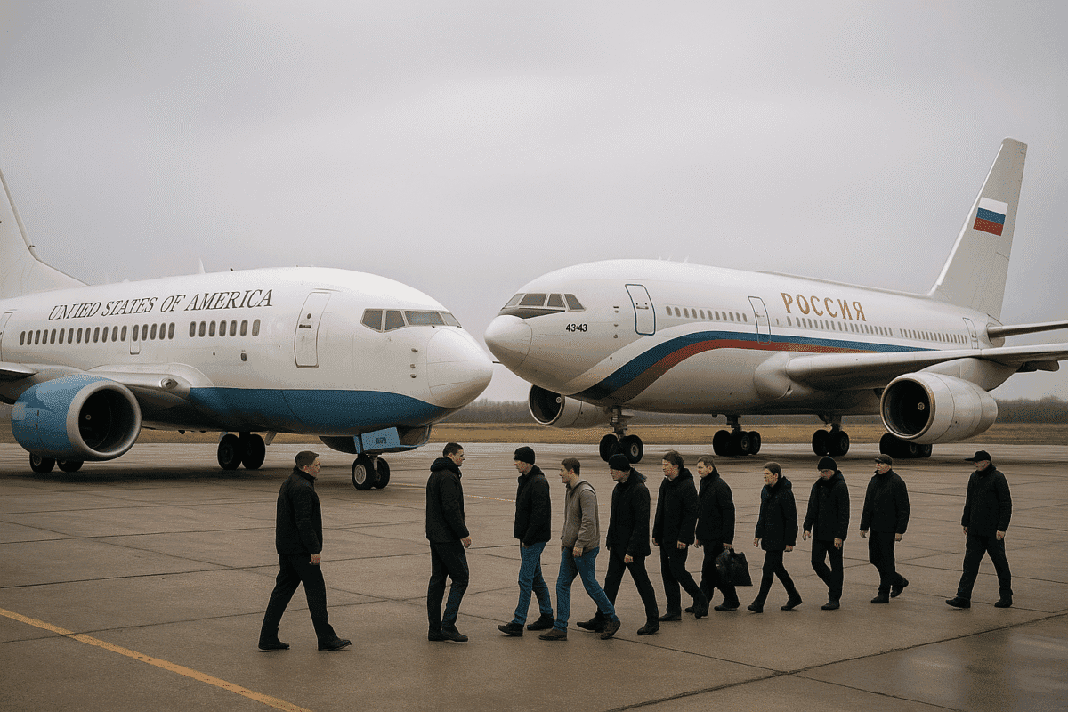 A Landmark Diplomatic Breakthrough: U.S.-Russia Prisoner Exchange Signals Potential Thaw