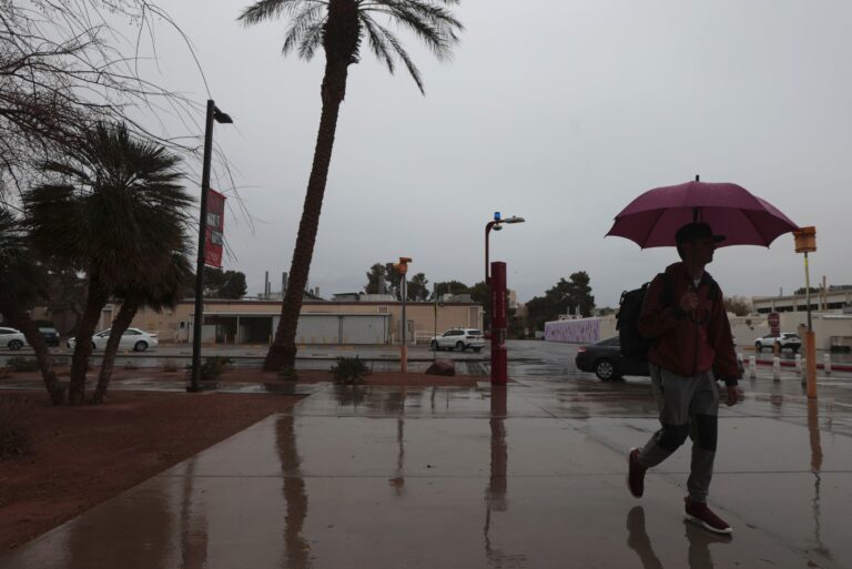 May showers on the horizon for las vegas