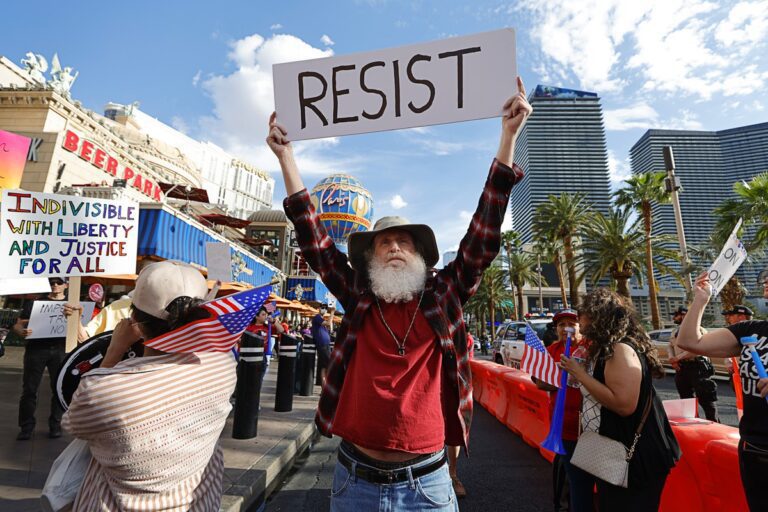 Thousands unite in las vegas against trump’s policies on may